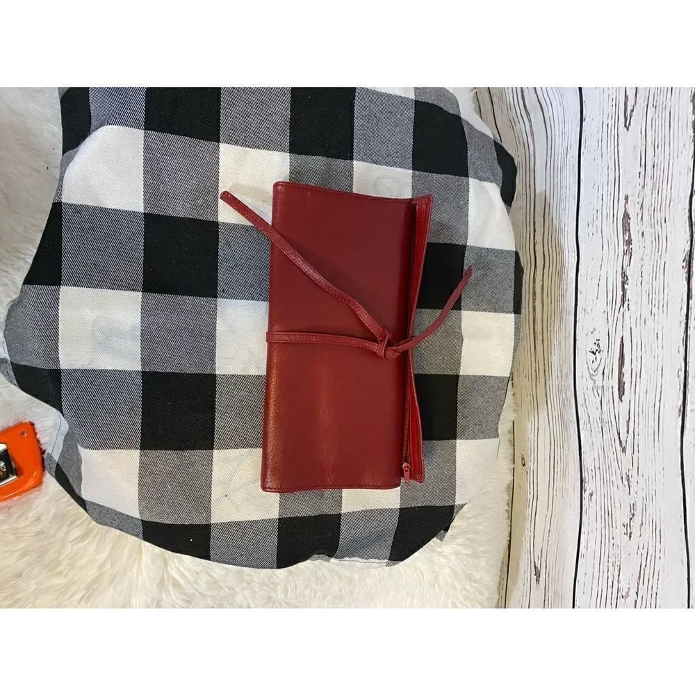 Red Jewelry Travel Roll